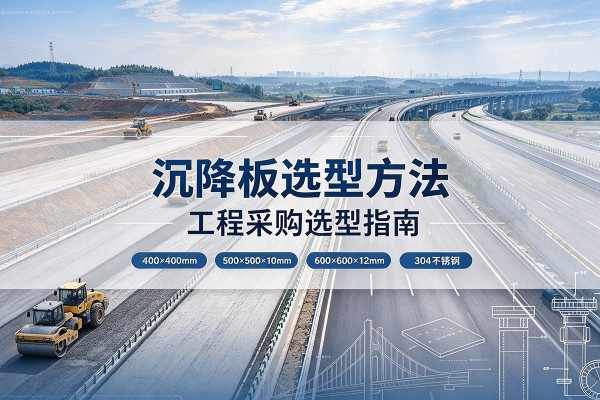 南沉降板选择方法