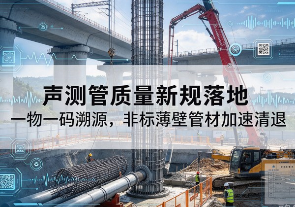 南声测管质量新规落地，一物一码溯源，非标薄壁管材加速清退