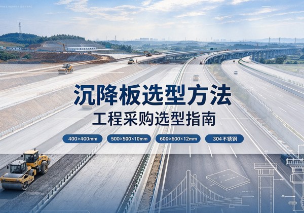 南沉降板选择方法
